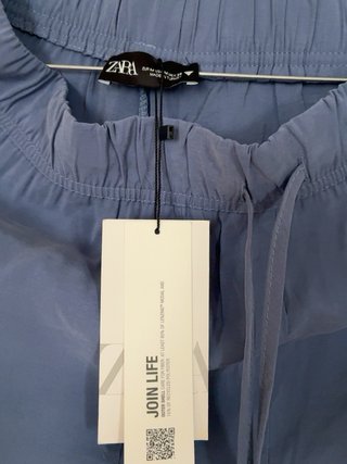 Pantalón Zara Azul Talla M Nuevo