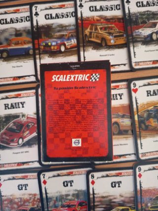 Cartas de Poker Scalextric