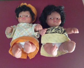 2 Muñecas Barriguitas Antiguas Famosa