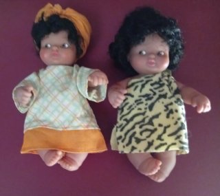 2 Muñecas Barriguitas Antiguas Famosa