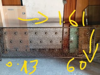 4 Piezas Hierro Forjado Antiguo
