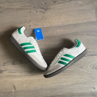 Adidas Samba OG Blancas Verdes Talla 39