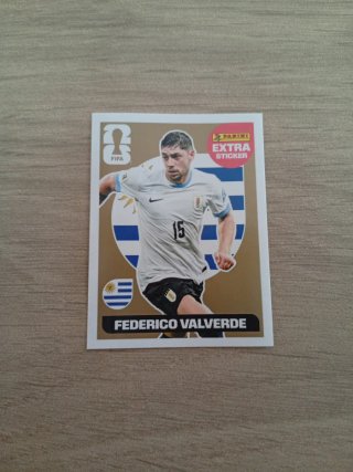 Panini Extra Sticker Oro Federico Valverde