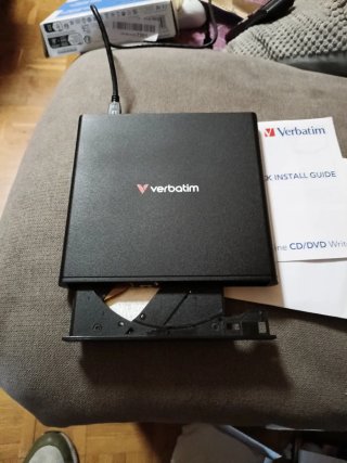 Verbatim 53504 Lector DVD USB 2.0 Negro