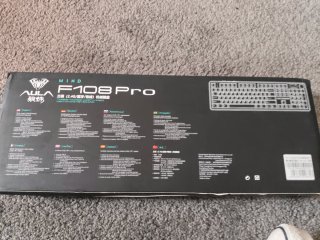 Teclado gaming Aula Wind F108 Pro