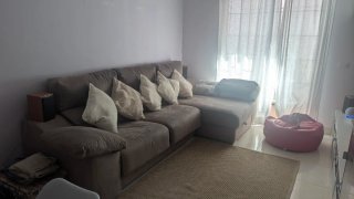 Sofá 3 plazas chaise longue gris