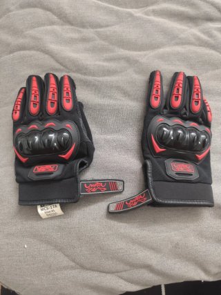 Guantes Moto Garibaldi Negros