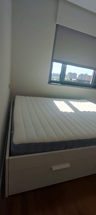 Cama Ikea con Almacenaje y Colchón 160 x 200 cm