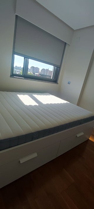 Cama Ikea con Almacenaje y Colchón 160 x 200 cm