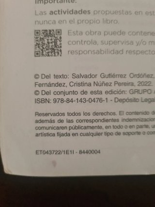 Lengua y literatura 3 ESO