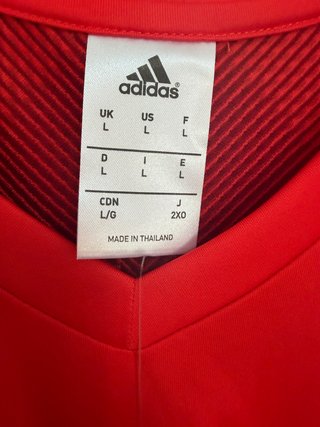Camiseta Adidas Árbitro Fútbol Roja