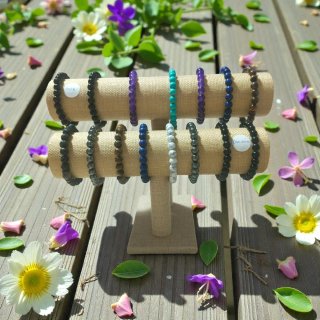 Pulseras de piedras naturales unid