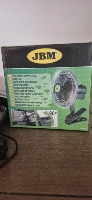 Ventilador JBM 12V Coche/Autocaravana
