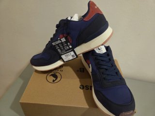 Zapatillas deportivas azules y rojas