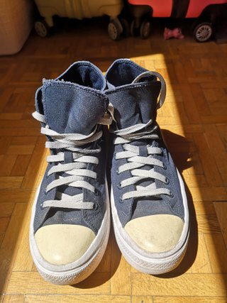 Zapatillas Converse Mujer Azul y Beige