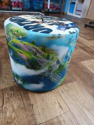Puff Cilindro Fortnite 40x40cm