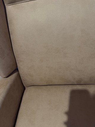 Sillón relax beige/ tostado con reposapies