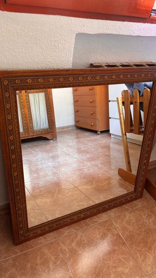 Muebles de baño madera y mármol