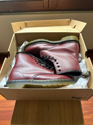 Botas Dr. Martens 1460 Smooth Borgoña