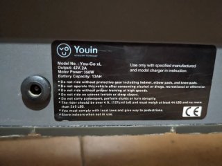 Patinete Eléctrico Youin You-Go XL