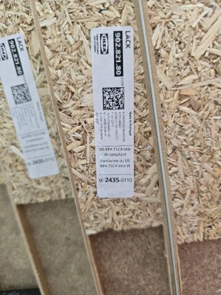 Estanterías LACK IKEA Negras