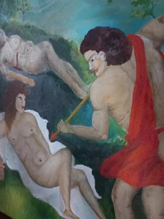 Cuadro al óleo firmado