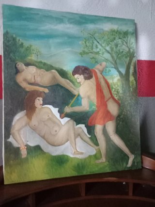 Cuadro al óleo firmado