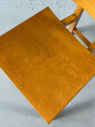 4 Sillas madera diseño Niall O’Flynn, Vintage 90s