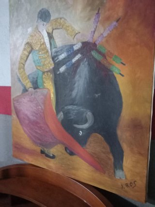 Cuadro al óleo firmado