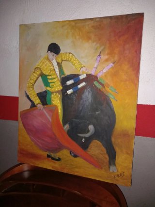 Cuadro al óleo firmado