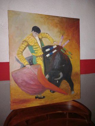 Cuadro al óleo firmado