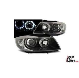 Faros Angel eyes para BMW E90 look Xenon