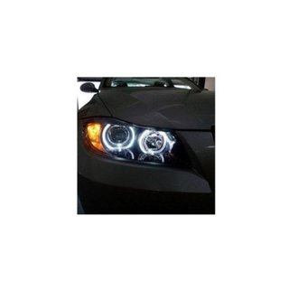 Faros Angel eyes para BMW E90 look Xenon