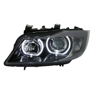 Faros Angel eyes para BMW E90 look Xenon