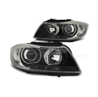 Faros Angel eyes para BMW E90 look Xenon