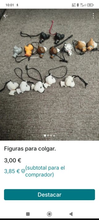 Colgantes Perritos Marrones y Blancos