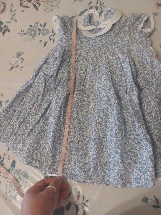 Vestido bebé algodón floral