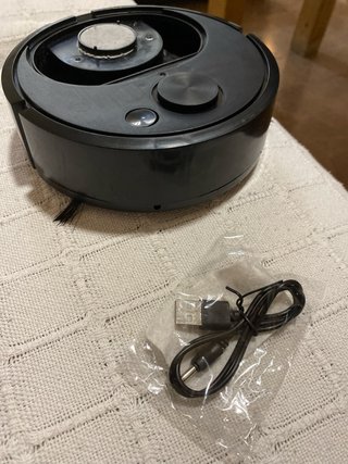 Mini Robot Aspirador Negro