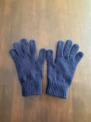 Guantes Zara Talla S Azul