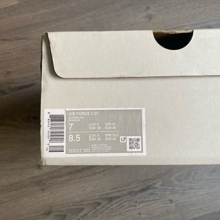 Nike Air Force 1 Triple Black Talla 40