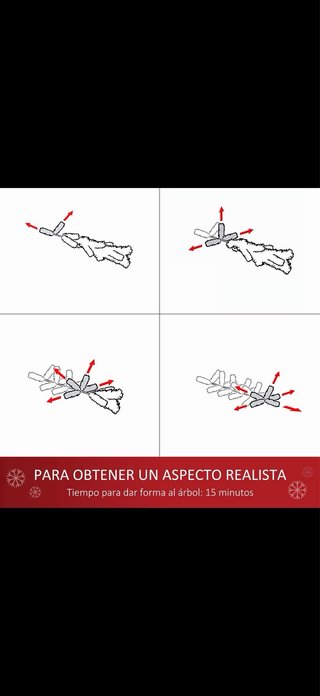 Arbol navidad luces 150 cm