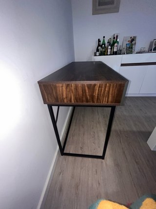 Escritorio estilo industrial madera y metal