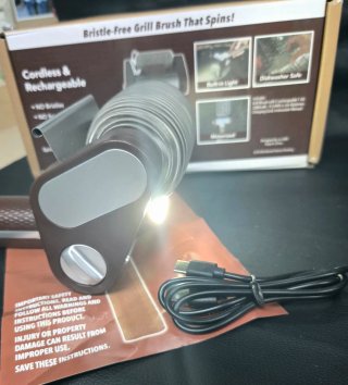 Escova Elétrica Recarregável para Grelhador