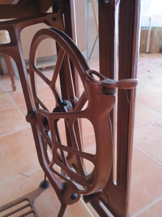 Máquina de coser Singer Beige Años 60