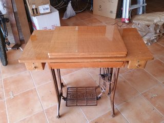 Máquina de coser Singer Beige Años 60