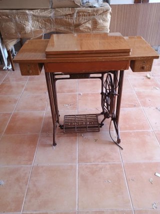 Máquina de coser Singer Beige Años 60