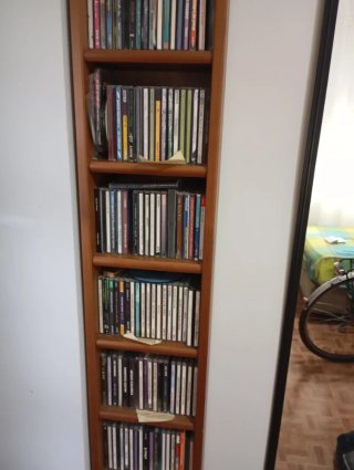 Estantería CDs Madera