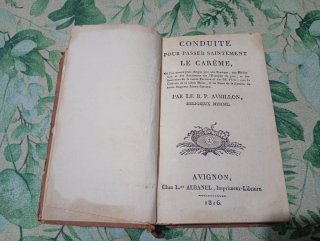 Libro antiguo 1816