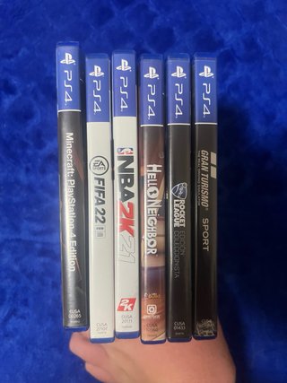 Lote 6 Videojuegos PS4