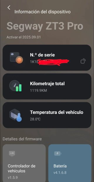 Segway ZT3 Patinete Eléctrico + Casco